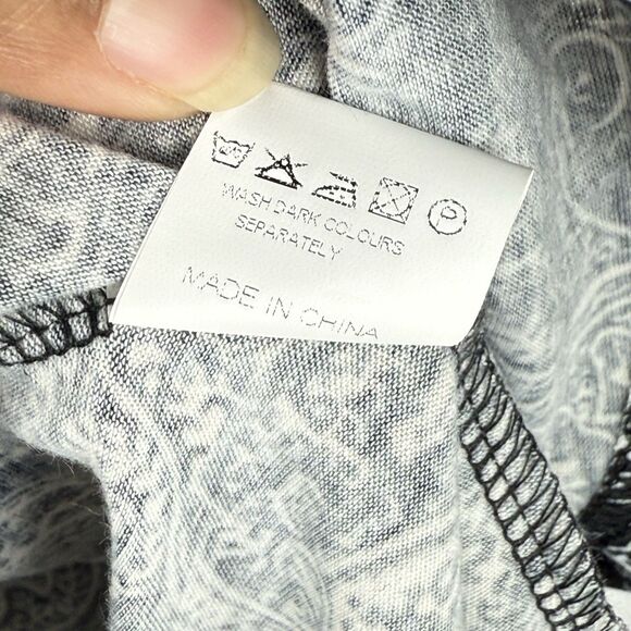 Nandashe Women 3/4 Sleeves Paisley Tunic Shirts Casual Dressy Blouse Tops Size L - Picture 15 of 16